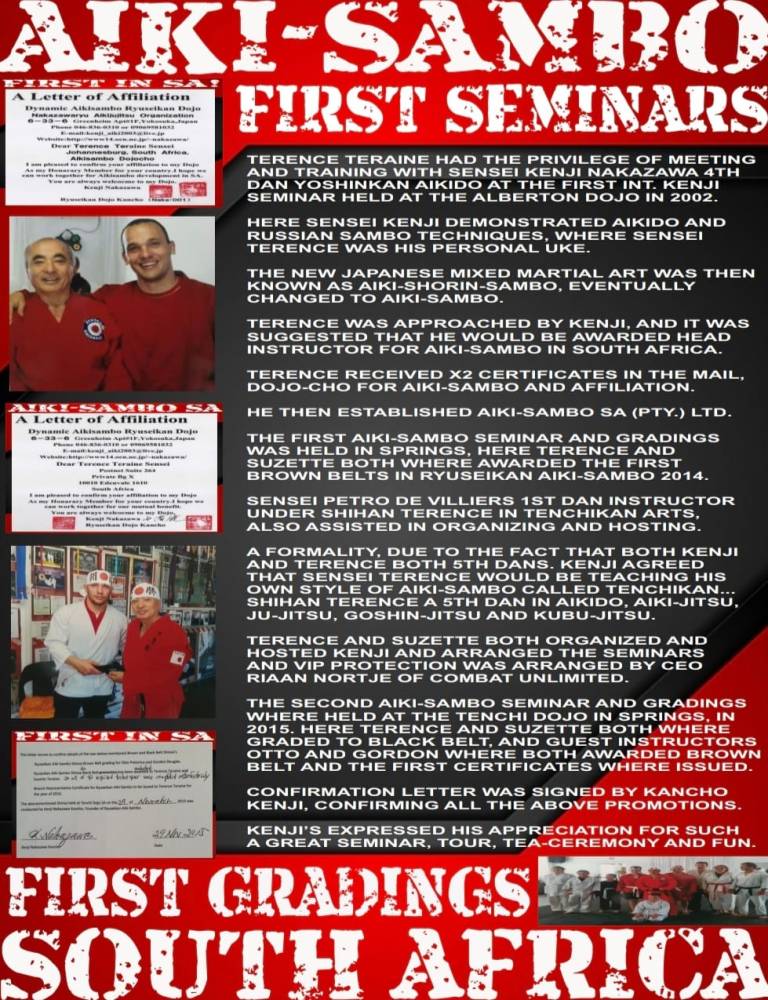 AIKI-SAMBO FIRST SEMINARS