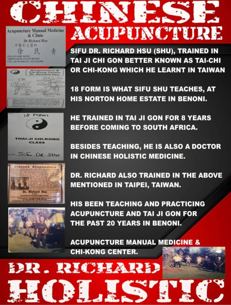 CHINESE ACUPUNCTURE – DR RICHARD HOLISTIC