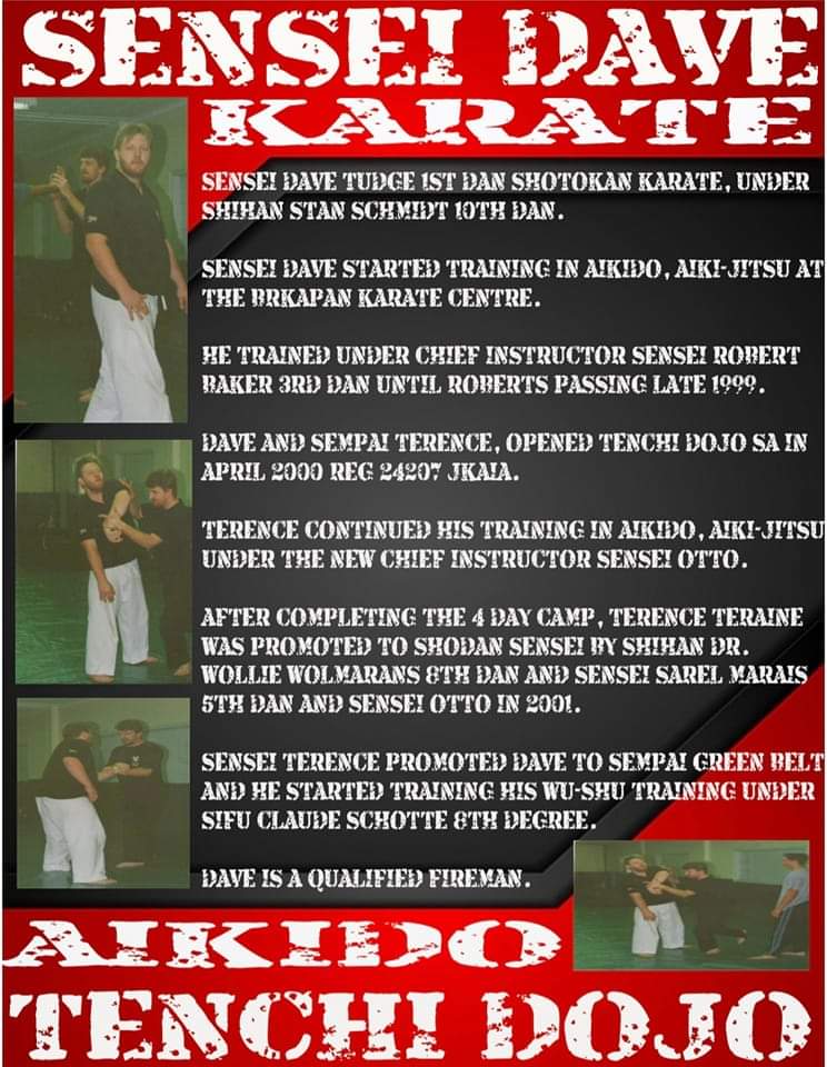 SENSEI DAVE KARATE – AIKIDO TENCHI DOJO