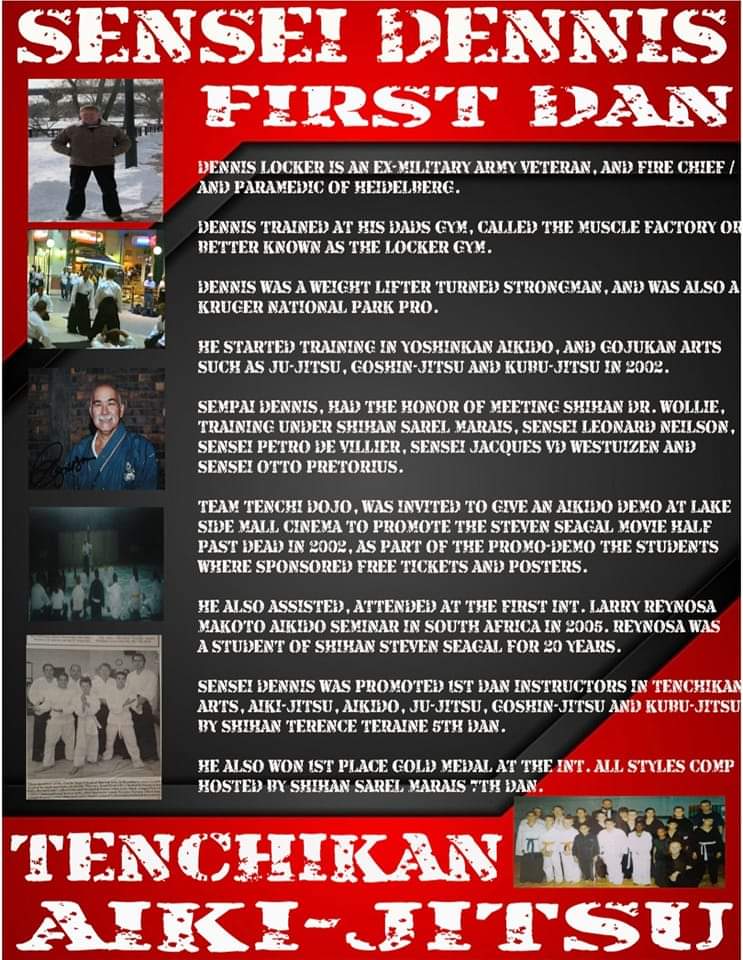 SENSEI DENNIS FIRST DAN
