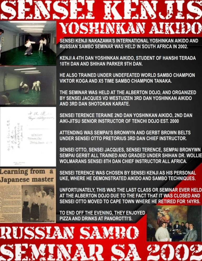 SENSEI KENJIS YOSHINKAN AIKIDO