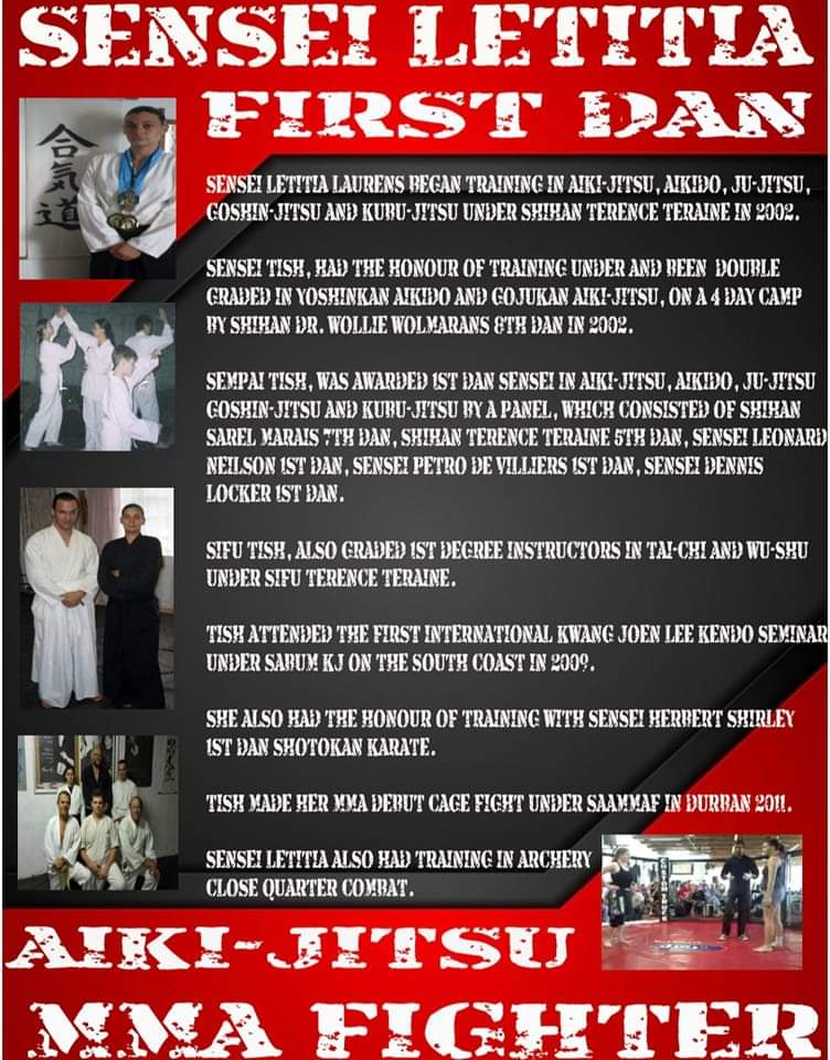 SENSEI LETITIA FIRST DAN