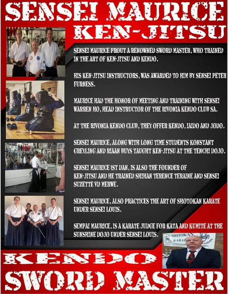 SENSEI MAURICE KEN-JITSU