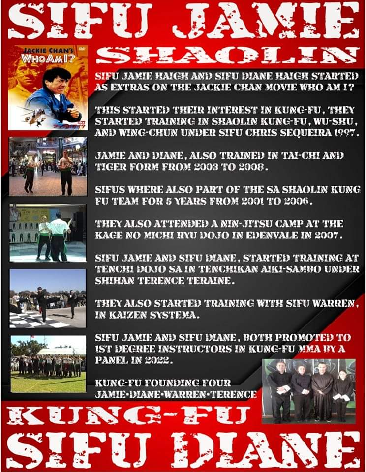 SIFU JAMIE SHAOLIN – KUNG-FU SIFU DIANE