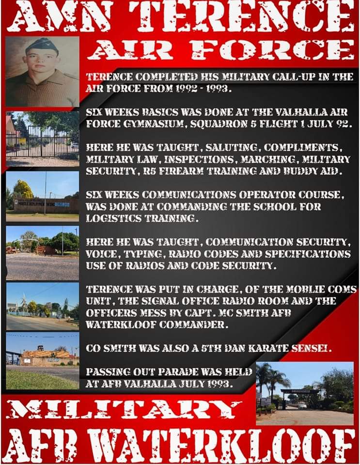 4 AMN TERENCE AIR FORCE – MILITARY AFB WATERKLOOF