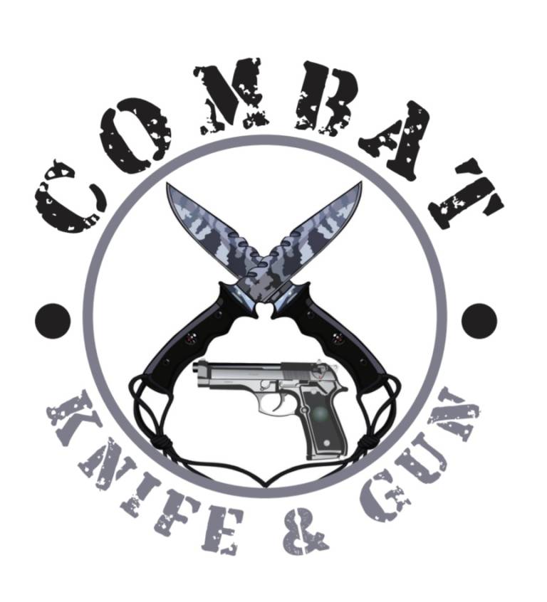 Combat knife and gun check